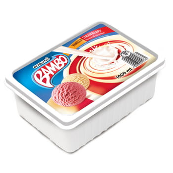 Lody Augusto Bambo o smaku waniliowo-truskawkowym 1 l deb976b8ef6dccb92912b1787b3d36bb