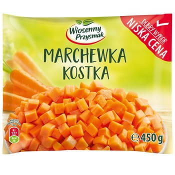 Wiosenny przysmak marchewka kostka 450 g 70a69615fb0f0f105cadfc8035376ff7