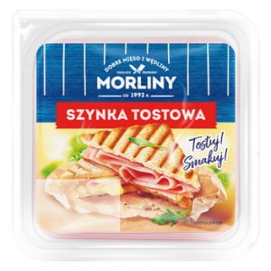Szynka tostowa plastry 155 g morliny