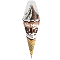 Big Milk Lody BIG Rożek Ciasteczkowo-Czekoladowy 140 ml