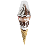 Big Milk Lody BIG Rożek Ciasteczkowo-Czekoladowy 140 ml