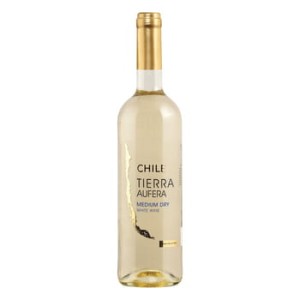 'Białe, półwytrawne chilijskie wino Tierra Aufera 750 ml