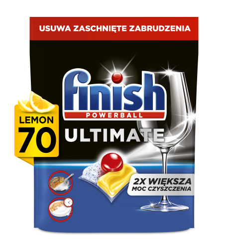 finish tabletki do zmywarki ultimate all-in-1 70 lemon