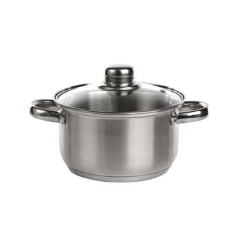 Garnek nierdzewny 1,9 l. 16 cm z pokrywą szklaną altom design c1c71ff814a48bebc1e20736e744b088