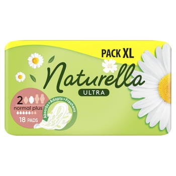 naturella ultra normal plus podpaski ze skrzydełkami, 18sztuk f856e08a8980132433a78c7e7501cb13
