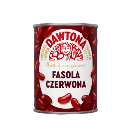 Fasola czerwona konserwowa Dawtona 400 g Fasola czerwona konserwowa Dawtona 400g