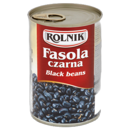 Fasola czarna konserwowa Rolnik 425 ml Fasola czarna konserwowa Rolnik 425ml