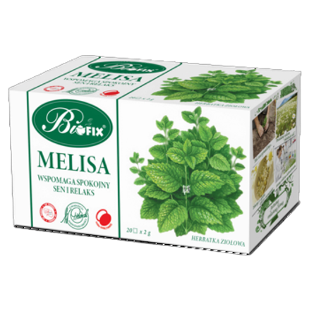 Bifix melisa herbatka ziołowa ekspresowa 20x2 g bifix melisa herbatka ziołowa ekspresowa 20x2g