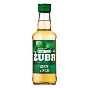 'Żubr Gorzki z Miętą 25% vol. 200 ml