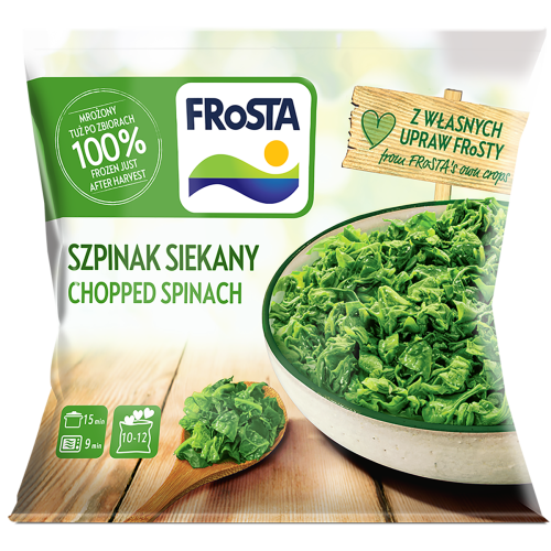 frosta szpinak siekany w serduszkach 400 g