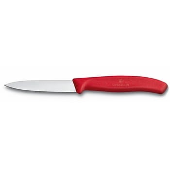 Nóż do jarzyn, ostrze gładkie 8 cm, czerwony victorinox 2f5189fa4f463f5120b98c5e8121acea