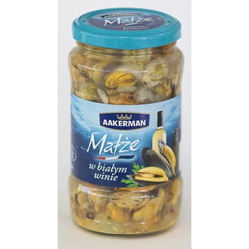 Małże w białym winie 350 g aakerman b4e5653c45148c948785ef6bc624f857