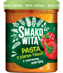 Smakowita pasta z ziaren fasoli z czerwoną papryką 180 g