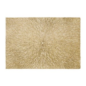 mata stołowa pvc 30x45cm prostokątna złota glamour ambition