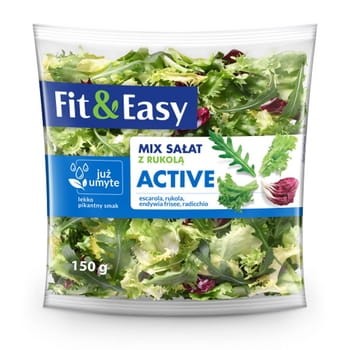 Mix sałat active unia europejska 150 g fit&easy 933bbc37fb75533d33c7a7a33a1b988b