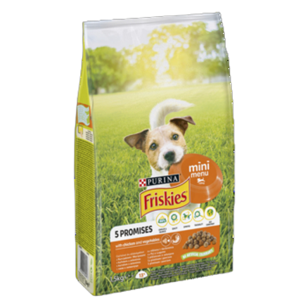 Friskies® Mini Menu z Kurczakiem i Warzywami 1,5 kg Friskies® Mini Menu z Kurczakiem i Warzywami 1,5 kg