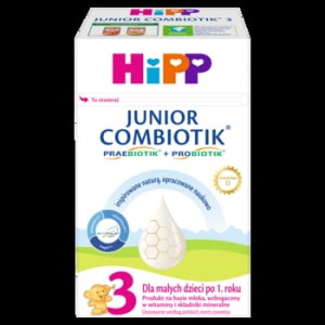 hipp 3 junior combiotik dla dzieci po 1. roku, 550 g