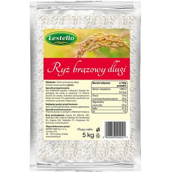 Lestello ryż brązowy 5 kg 4badabf5ee3d26b402614aa97e8c0af2