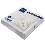 serwetka paw professional dinner my first communion (gold), serwetki 1-warstwowe 40x40cm składane 1/4 50szt. w paczce. wykonane z airlaid.