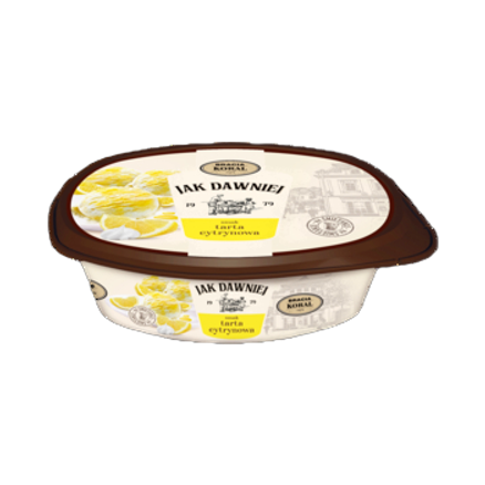 Bracia Koral Lody o smaku cytrynowym 900 ml Bracia Koral Lody o smaku cytrynowym 900ml