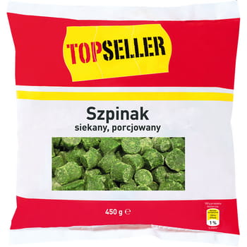 Topseller szpinak siekany, porcjowany 450 g ae69596f65267079e18d814fae3215e2