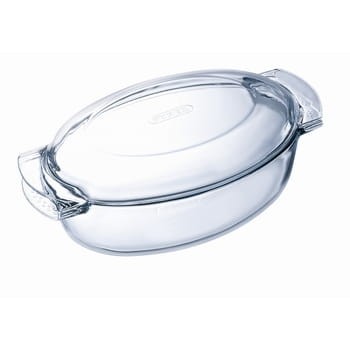 naczynie żaroodporne owalne z pokrywą 5,8 l pyrex 7d516a6e58e2776e1bff947c1444914a