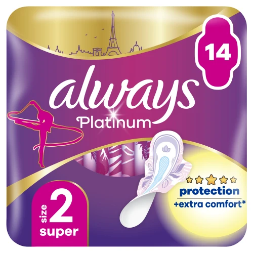 always platinum podpaski ze skrzydełkami rozmiar 2 14 szt.