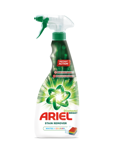 ariel odplamiacz do tkanin w sprayu do białego i koloru 750ml