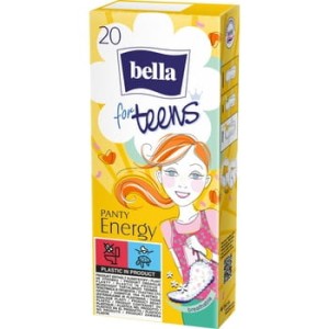 ultracienkie wkładki bella for teens energy 20 sztuk