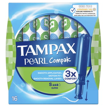 tampax pearl compak super tampony z aplikatorem 16 szt. fb5e17bfe4abc224a736b61d63093e99