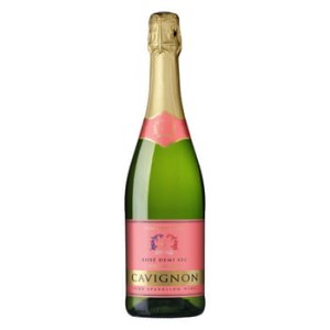 'cavignon sparkling rose demi-sec 750 ml różowe musujące półwytrawne