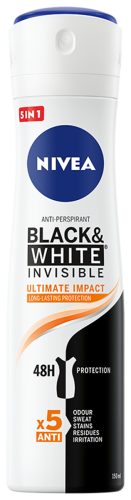 Antyperspirant Nivea Black&amp;White Invisible Ultimate Impact 150ml