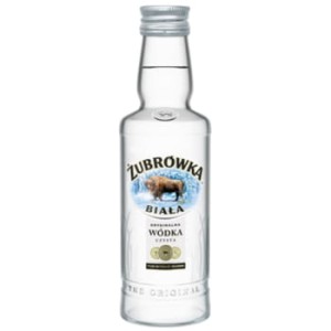 'ŻUBRÓWKA BIAŁA 40% 50 ML