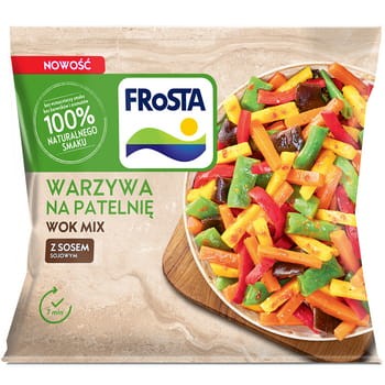 Frosta warzywa na patelnię wok mix 400 g d2f6f513cb82003261a8e94e4cab7b49