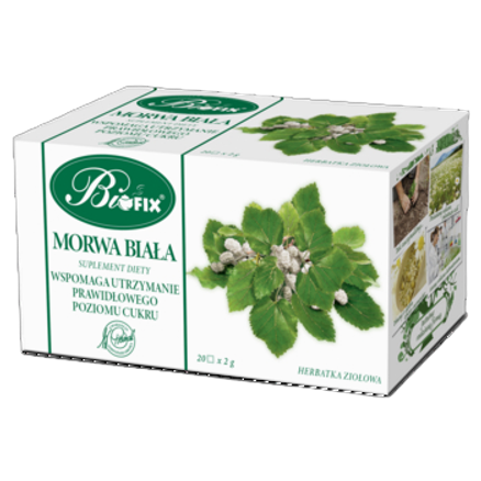 bifix morwa biała suplement diety herbatka ziołowa ekspresowa 20x2g bifix morwa biała suplement diety herbatka ziołowa ekspresowa 20x2g