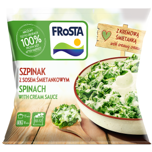 frosta szpinak z sosem śmietanowym 400 g