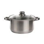 Garnek nierdzewny 3,6 l. 20cm z pokrywą szklaną altom design