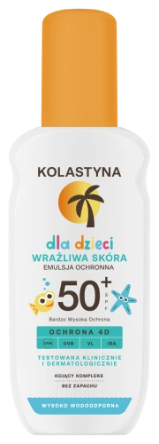 kolastyna '24 wrażliwa skóra emulsja ochronna dla dzieci w sprayu spf50+ 150ml