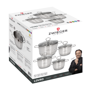zestaw garnków 8 el. lovro zwieger