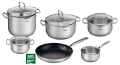 zestaw garnków tefal duetto+ 10 elementów g732sa55