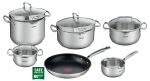 zestaw garnków tefal duetto+ 10 elementów g732sa55