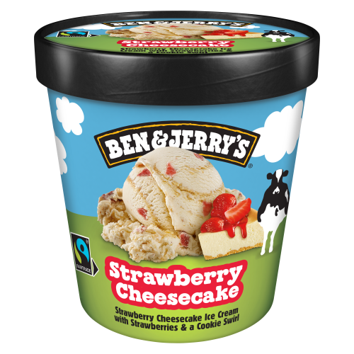 Ben &amp; Jerry's Lody Strawberry Cheesecake 465 ml