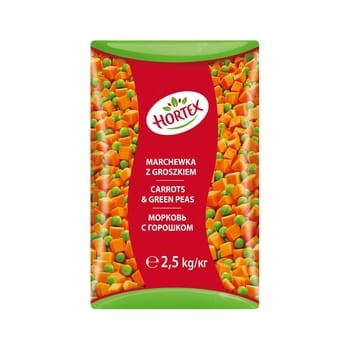 Hortex marchewka z groszkiem 2,5 kg 96f0a6b89734dde14da31831dc962192