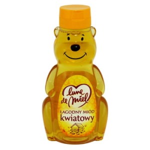 łagodny miód kwiatowy 250 g lune de miel rolnik