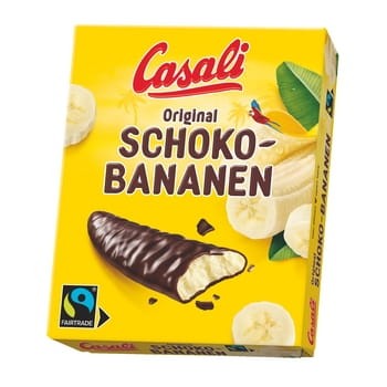 Casali pianka bananowa w czekoladzie (31%) 150 g 6a2d4885fd05749d326a8915f734f106