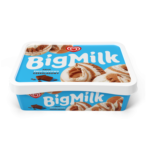 Big Milk Lody śmietankowo-czekoladowe 900 ml
