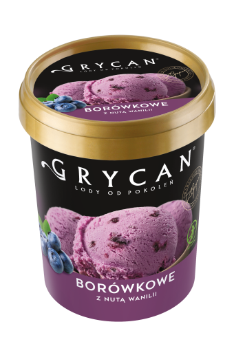 Grycan lody familijne Borówkowe z nutą wanilii 500ml