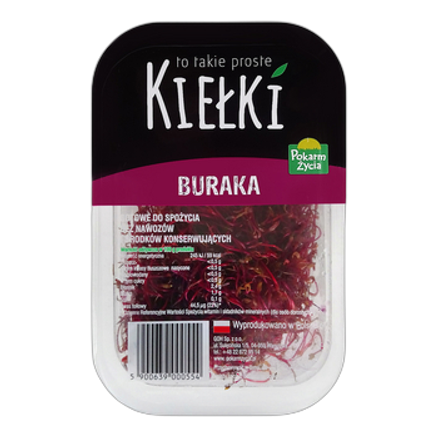 Kiełki buraka polska 40 g pokarm życia kiełki buraka polska 40g pokarm życia