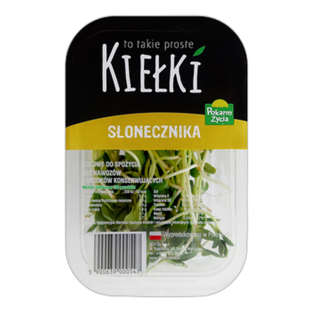 Kiełki słonecznika polska 50 g pokarm życia kiełki słonecznika polska 50g pokarm życia