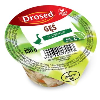 gęś w galarecie bez e 150 g drosed d4c59bb68ecaac9cd76c7b519665ef63